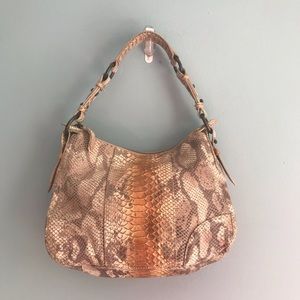 Forth & Towne Lizard Snake Print Leather Bag